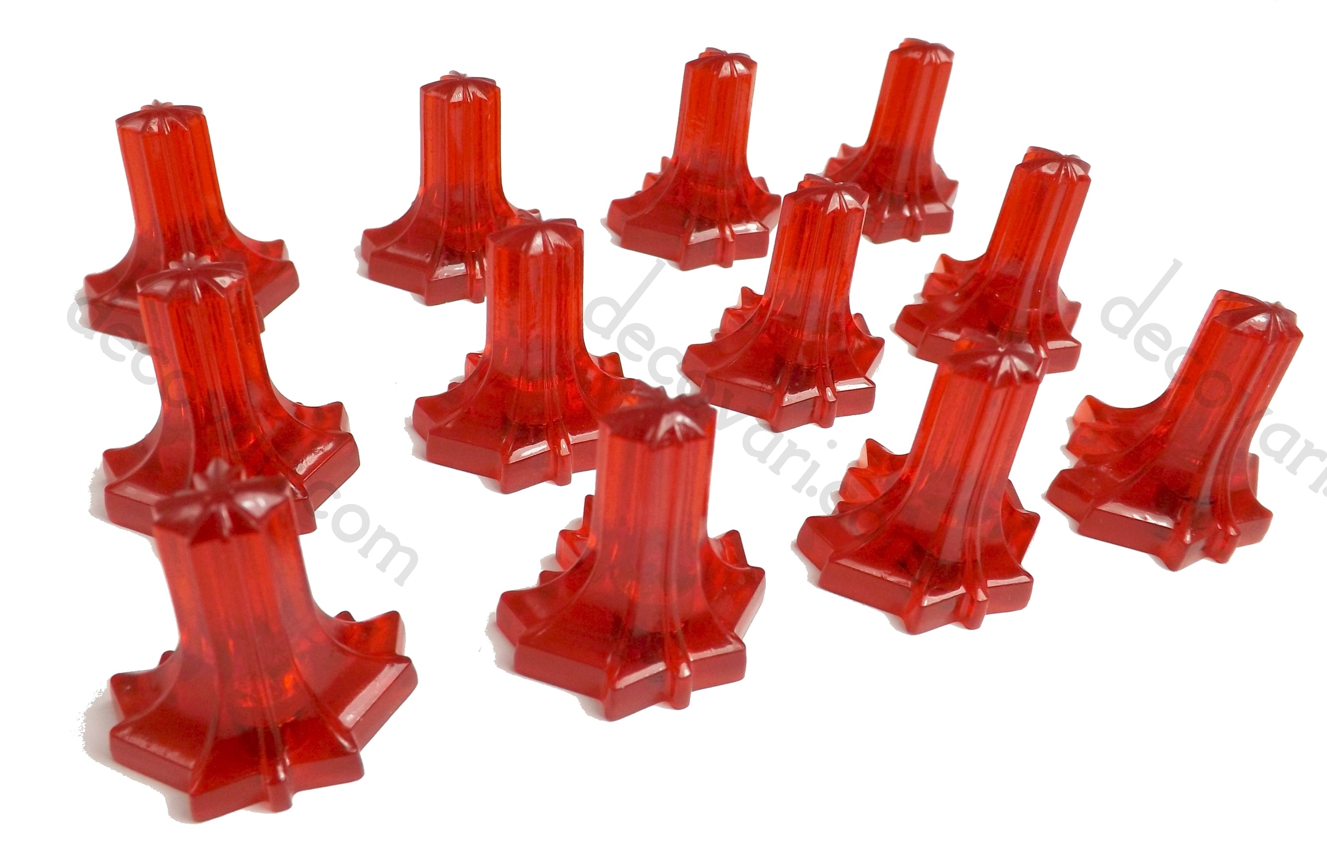 12-pc Magnetic Pushpin Set "Bright Red Maple"