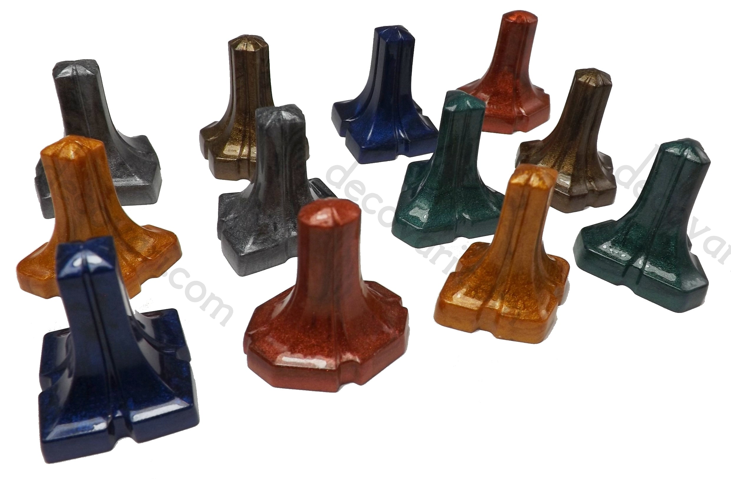 12-pc Magnetic Pushpin Set "Heritage Study"