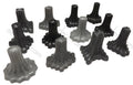 12-pc Magnetic Pushpin Set "Silver Ombre"