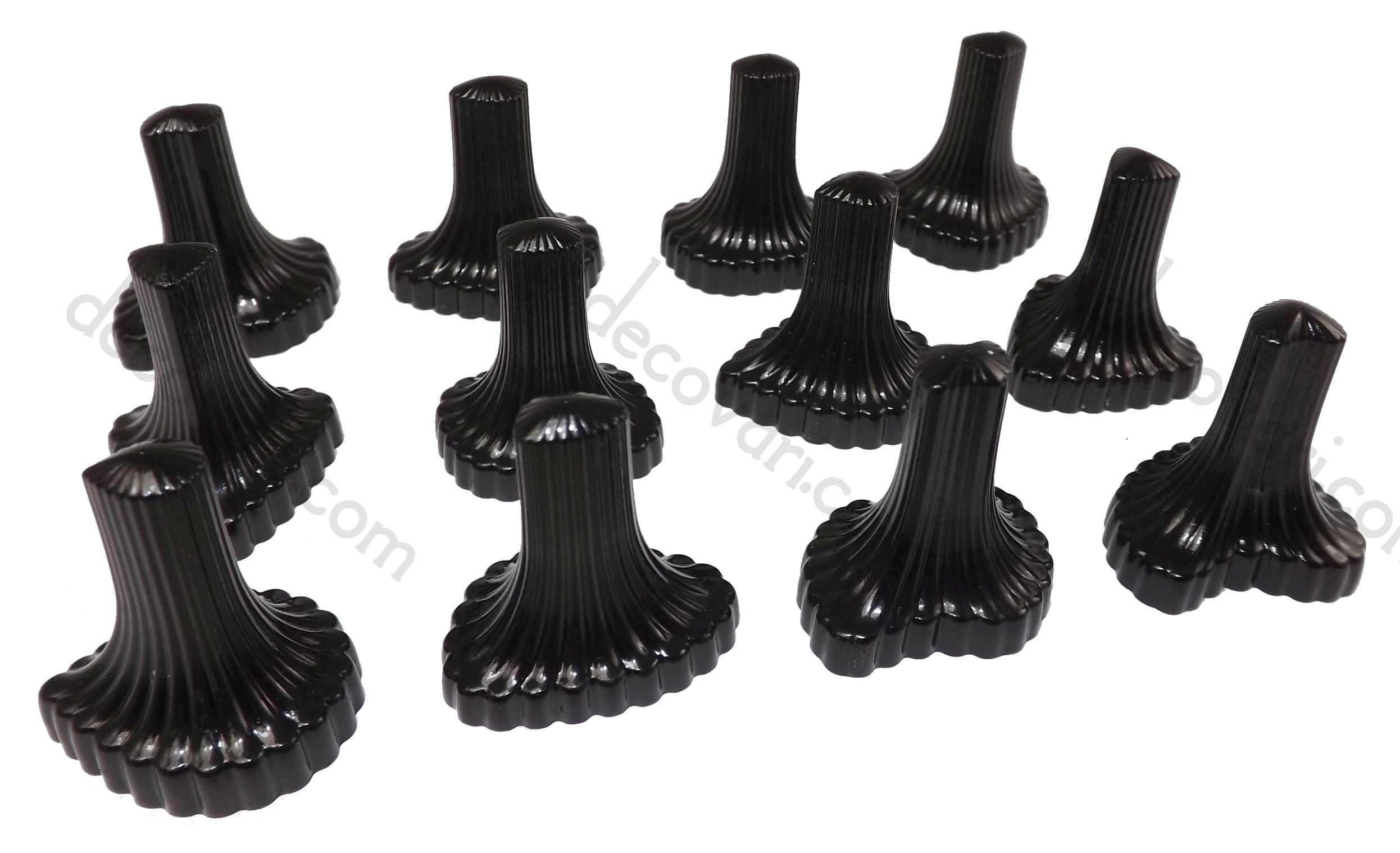 12-pc Magnetic Pushpin Set "Chic Noir"